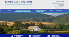 Desktop Screenshot of coastalmarinrealestate.com