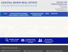 Tablet Screenshot of coastalmarinrealestate.com